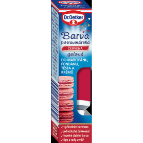 Gélová potravinárska farba červená 10g - Dr. Oetker - Dr. Oetker