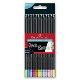 Faber-Castell Pastelky trojhranné / 12ks / neónová-pastelová (116410)