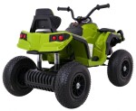 Mamido Elektrická štvorkolka ATV nafukovacie kolesá zelená