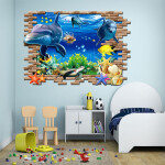 Veselá Stena Samolepka Roztomilé delfíny Veľkosť: 88 x 58 cm