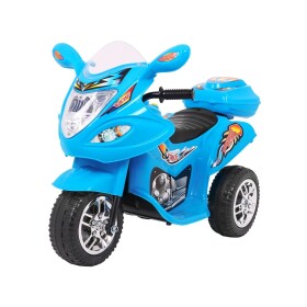 Mamido Detská elektrická motorka skúter modrý