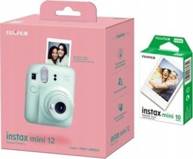 Fujifilm Fujifilm | Instax Mini 12 Camera + Instax Mini Glossy (10pl) | Mint Green | 800