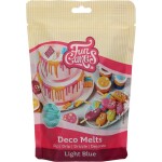 Snadno rozpustná poleva v peckách 250 g svetlo modrá - FunCakes - FunCakes