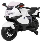Mamido Detská elektrická motorka BMW K1300S biela