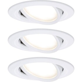 Paulmann 93875 Coin Slim LED vstavané svetlo sada 3 ks LED pevne zabudované LED osvetlenie 18 W biela (matná); 93875