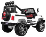 Mamido Elektrické autíčko Jeep Raptor 4x4 biele