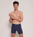 Pánske boxerky EVER Airy Short C2P - BLUE - DARK COMBINATION - kombinácia modrej M008 - SLOGGI BLUE L