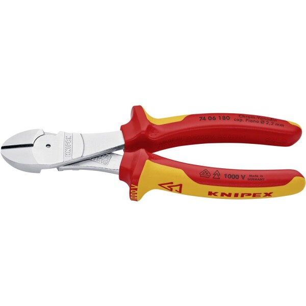 Knipex Knipex-Werk 74 06 180 VDE silové bočné štiepacie kliešte s fazetou 180 mm