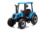 Mamido Mamido Detský elektrický traktor MX-616 s kabínou 12V | 2x45W modrý