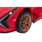 Mamido Elektrické autíčko Lamborghini Sian 4x4 červené