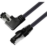 BKL Electronic 144032 RJ45 sieťové káble, prepojovacie káble CAT 8.1 S/FTP 3 m čierna bez halogénov 1 ks; 144032