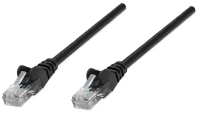 Intellinet čierna / Patch kábel / Cat6 U/UTP / 5 m / RJ45-RJ45 (343350)