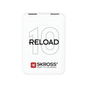 Skross Reload 10 powerbanka 10000 mAh Li-Ion akumulátor biela Indikátor stavu; 1.400130