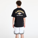 Tričko Mitchell & Ness NBA Double Hit Ss Pocket Tee Vintage Logo Lakers Black XL