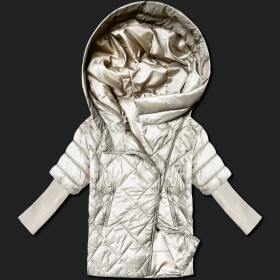 Dámska bunda Minority (M2-6701-12) ecru - Goodlooking XL