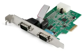 StarTech PCIe karta 2x sériový RS-232 / Radič / PCIe x1 / Asix AX99100 / 16950 UART (PEX2S953)