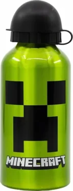 STOR Fľaša na pitie hliníková Minecraft 400 ml (155110)