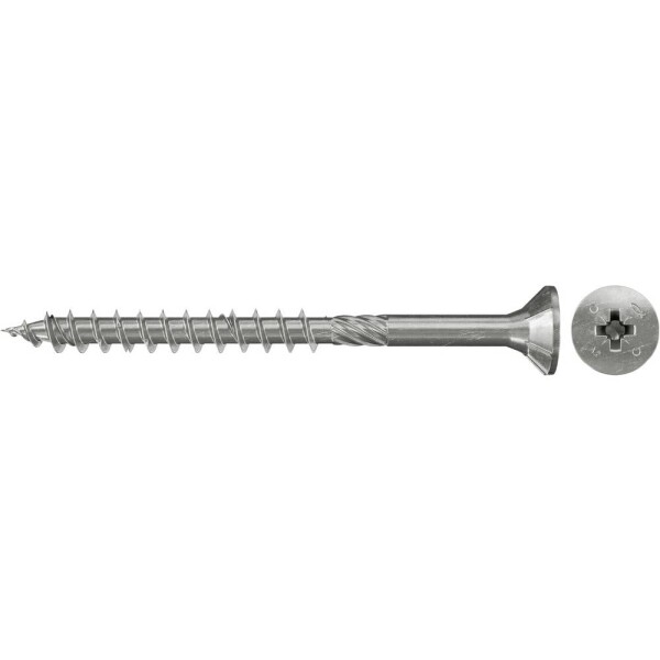 Fischer 657198 skrutka zo zápustnou hlavou 4.5 mm 50 mm krížová dražka Pozidriv glavanizované zinkom 200 ks; 657198