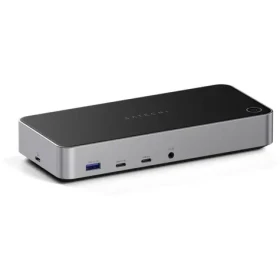 Satechi dokovacia stanica šedá / 2x USB-C / 3x USB-A / 3x HDMI / 2x Displayport / RJ45 / 3.5mm jack / DC (ST-D4KTM-EU)