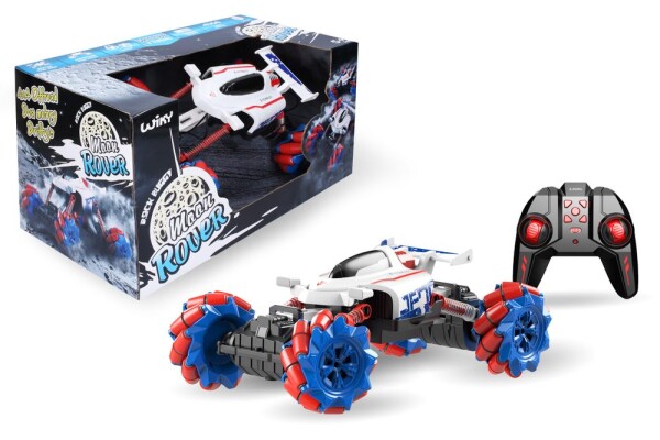 Auto Moon Rover RC na diaľkové ovládanie 35 cm, červený, Wiky RC, W008145