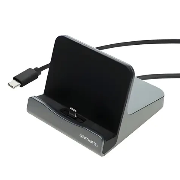 4smarts VoltDock gunmetal / Dokovacia stanica pre tablety / USB-C / 60W / Power Delivery (462261)