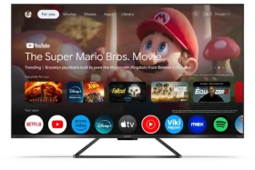 55" Sharp 55GR8265E čierna / Televízia / QLED / 4K UHD / 144Hz / Google TV / Dolby Atmos (55GR8265E)