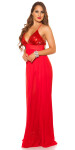 Red Carpet Look! Sexy KouCla dress with sequins Red