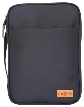 C-ROPE Organizér káblov a elektroniky L čierna / Organizér / vodeodolný / vrecko na tablet do 11 palcov / 22×30×7,5 cm (CRP-EOR-L-BLK)