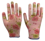 Garvia NITRILE Flowers ružová / Záhradné rukavice / Veľkosť 8