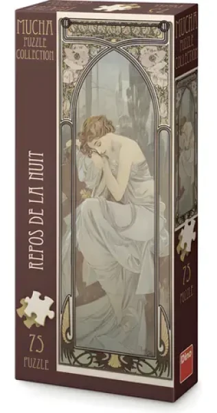 Dino Puzzle Alfons Mucha - Odpočinok noci