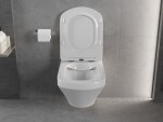 MEXEN - Vito závesná WC misa Rimless vrátane sedátka s slow-slim, Duroplast, biela 30174000