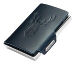 Kožená mini peňaženka Mondraghi Silhouette Modern Deer Blue