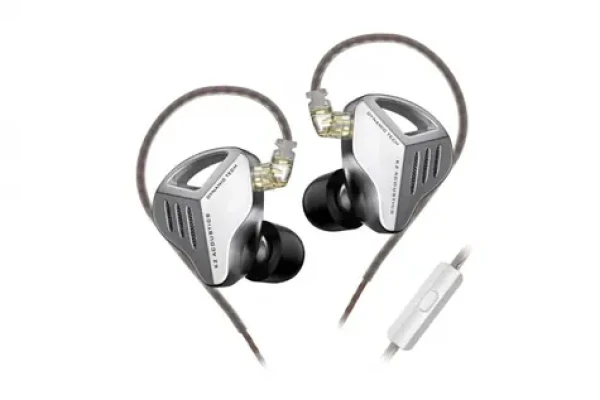 KZ ZVX slúchadlá s mikrofónom (Silver) (6970493062707)
