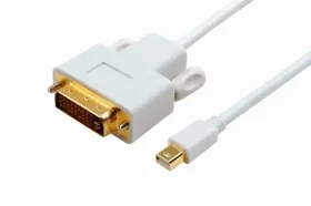 MicroConnect Kábel Mini DisplayPort 1.2 (M) - DVI-D Dual-Link (24+1) (M) 2m biela / 1920x1080 @ 60Hz (MDPDVI2)