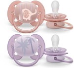 Philips AVENT Cumlík Ultrasoft Premium zvieratko 0-6m dievča 2 ks