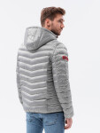 Pánska bunda Ombre Jacket C368-1 Grey