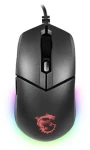 MSI Clutch GM11 čierna / Herná optická myš / 5000 DPI / 6 tlačidiel / USB / RGB / drôtová (S12-0401650-CLA)
