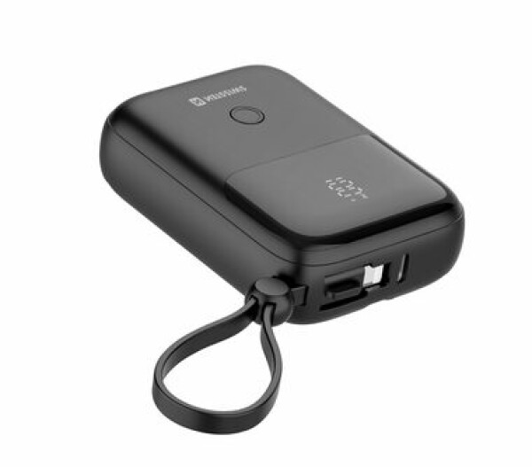 Swissten 22013931 10000mAh čierna / Power Bank / 22.5W / USB-C amp; Lightning (22013931)