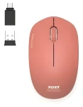 PORT CONNECT Wireless COLLECTION tehlová / Bezdrôtová myš / USB-A/USB-C dongle / 2,4 GHz / 1600 DPI (900542)