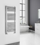 AQUALINE - ALYA vykurovacie teleso oblé 500x1110, chróm LLC201