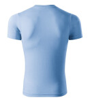 Maľované tričko unisex sky blue XL
