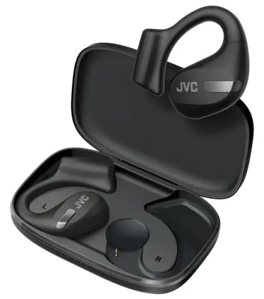 JVC HA-NP50T čierna / Bezdrôtové slúchadlá s mikrofónom / Bluetooth 5.3 / IPX4 / Rýchle nabíjanie (HA-NP50T-B-U)