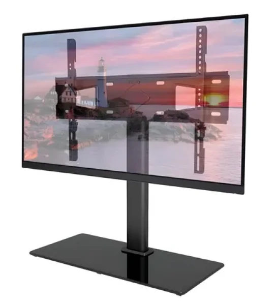 Techly Podlahový stojan TV čierna / Podlahový stojan pre TV / 32-65” / VESA / nosnosť 45 kg / nastaviteľný (363753)