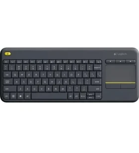 Logitech K400 PLUS čierna / Bezdrôtová klávesnica s touchpadom / HU (920-007157)