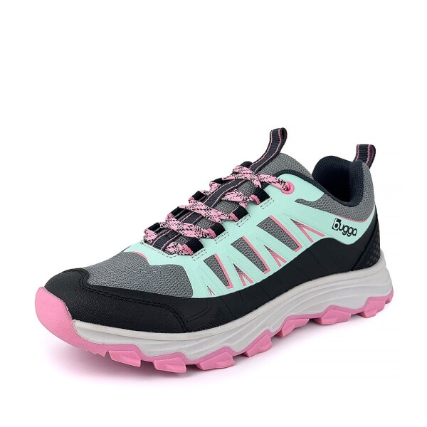 Dievčenské outdoorové topánky na šnúrky Bugga TARA Gray B00203-01 - 39