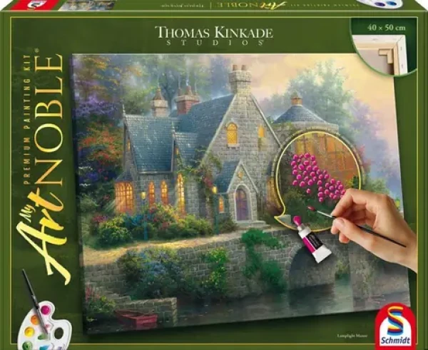 Schmidt SPIELE Maľovanie akrylom Thomas Kinkade: Lamplight Manor