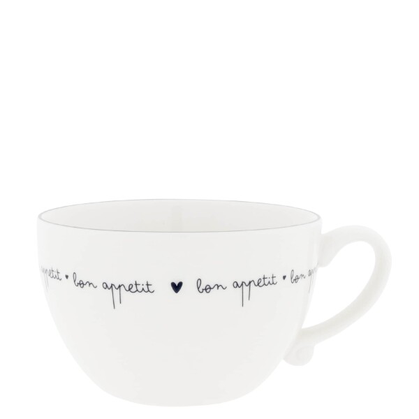 Bastion Collections Keramická miska s uchom na polievku Bon Appetit 450 ml