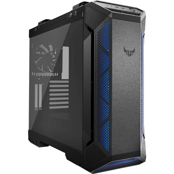 ASUS TUF GAMING GT501 čierna / bez zdroja / ATX / USB 3.0 / HD audio / priehľadná bočnica (90DC0012-B49000)