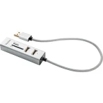YENKEE YHC 101SR USB COMBO HUB biela / USB Hub + čítačka SD kariet / 3x USB-A 2.0 (8590669213825)