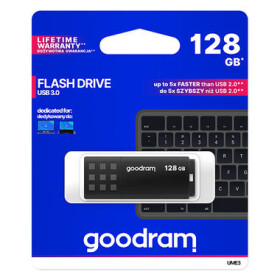 GOODRAM UME3 128GB čierna / Flash disk / USB 3.0 / čítanie: 60MBs / zápis: 20MBs / dopredaj (UME3-1280K0R11)